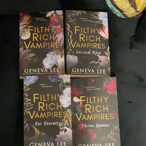 Barnes & Noble Geneva Lee Filthy Rich Vampires Book Set - Black and Gold